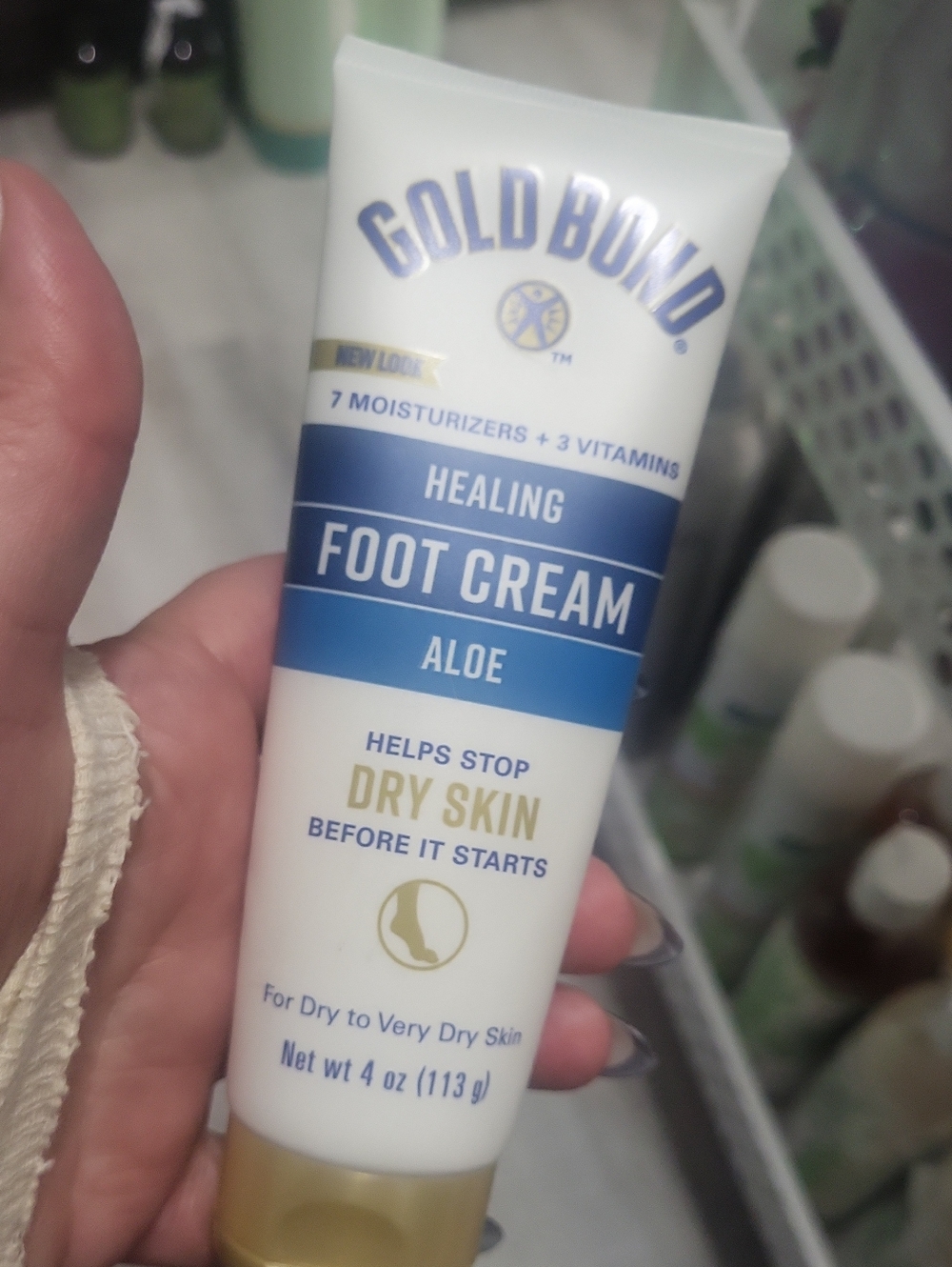 Healing Aloe Foot Cream - Hydrating Dry Skin Treatment